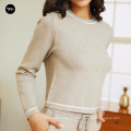 Dropshipping Custom Winter Knit Turtleneck Designer Sweaters de mujeres personalizados de cuello alto